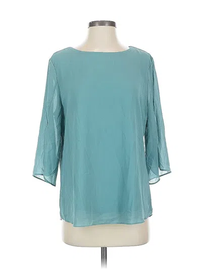 Pre-owned Grace Karin 3/4 Sleeve T-shirt In Blue