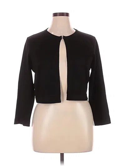 Pre-owned Grace Karin 3/4 Sleeve Top Black Keyhole Neckline Tops