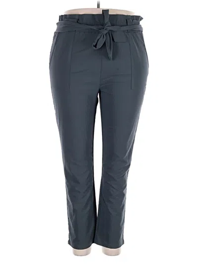 Pre-owned Grace Karin Active Pants In Blue