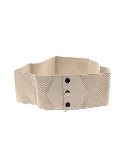 Pre-owned Grace Karin Belt In Ivory