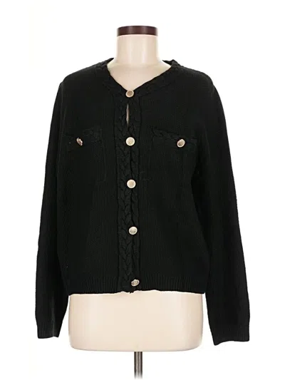 Pre-owned Grace Karin Cardigan Sweater In Black