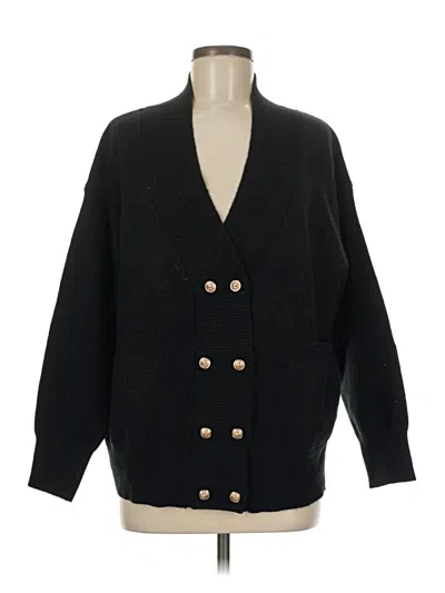 Pre-owned Grace Karin Cardigan Sweater In Black