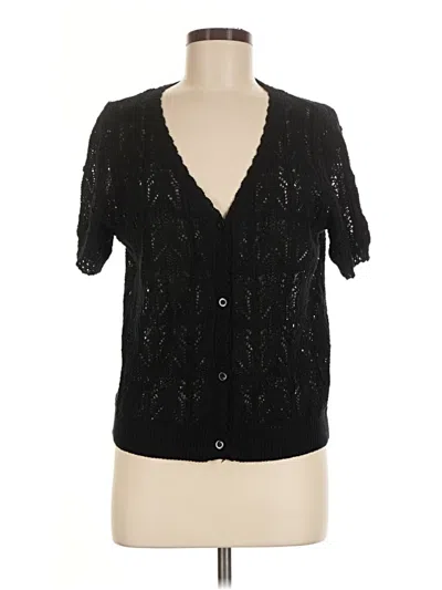 Pre-owned Grace Karin Cardigan Sweater In Black