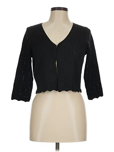 Pre-owned Grace Karin Cardigan Sweater In Black