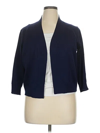 Pre-owned Grace Karin Cardigan Sweater In Blue