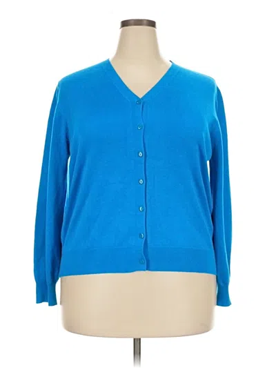 Pre-owned Grace Karin Cardigan Sweater In Blue