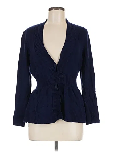 Pre-owned Grace Karin Cardigan Sweater In Blue