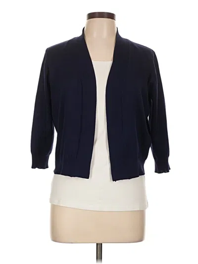 Pre-owned Grace Karin Cardigan Sweater In Blue