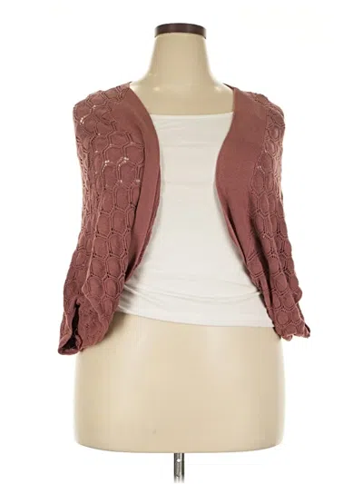 Pre-owned Grace Karin Cardigan Sweater In Brown