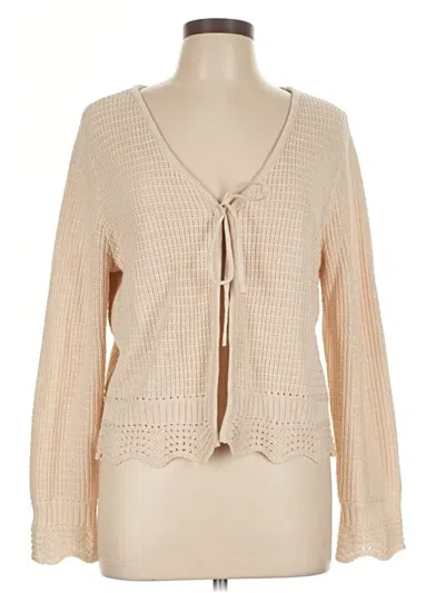Pre-owned Grace Karin Cardigan Sweater In Brown