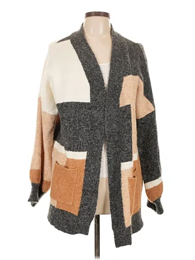 Pre-owned Grace Karin Cardigan Sweater In Brown