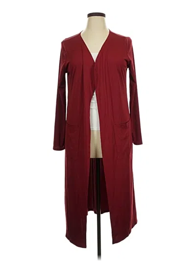 Pre-owned Grace Karin Cardigan Sweater In Burgundy