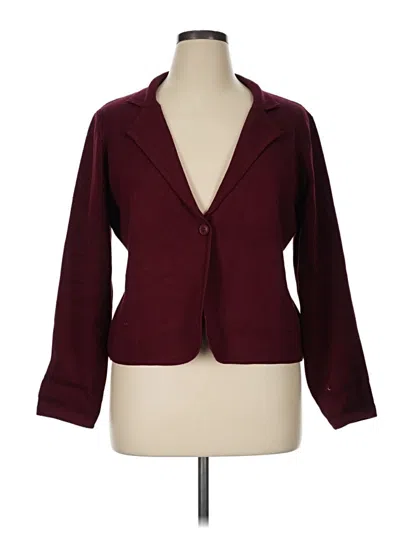 Pre-owned Grace Karin Cardigan Sweater In Burgundy