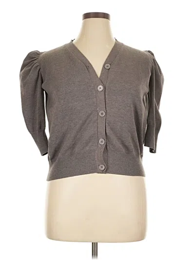 Pre-owned Grace Karin Cardigan Sweater In Gray