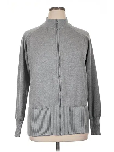 Pre-owned Grace Karin Cardigan Sweater In Gray