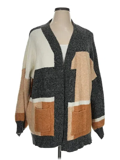 Pre-owned Grace Karin Cardigan Sweater In Gray