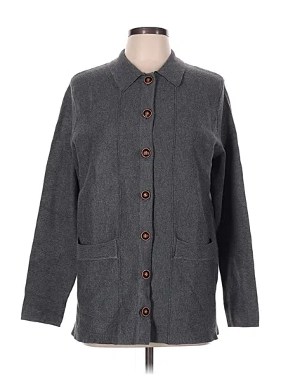 Pre-owned Grace Karin Cardigan Sweater In Gray