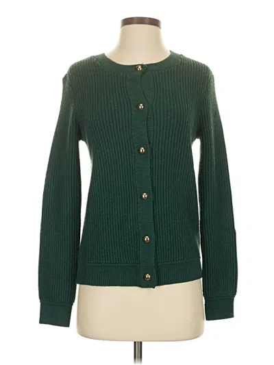 Pre-owned Grace Karin Cardigan Sweater In Green