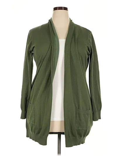 Pre-owned Grace Karin Cardigan Sweater In Green