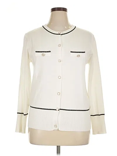 Pre-owned Grace Karin Cardigan Sweater In Ivory