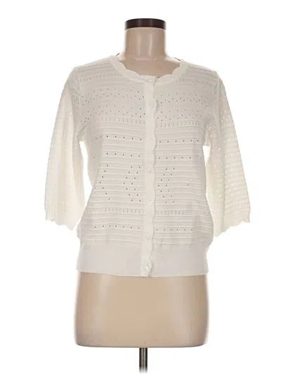 Pre-owned Grace Karin Cardigan Sweater In Ivory