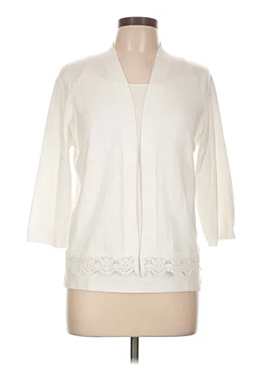 Pre-owned Grace Karin Cardigan Sweater In Ivory