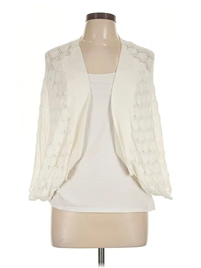 Pre-owned Grace Karin Cardigan Sweater In Ivory