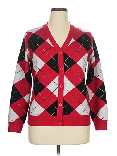 Pre-owned Grace Karin Cardigan Sweater In Red