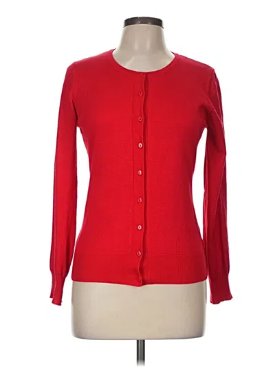 Pre-owned Grace Karin Cardigan Sweater In Red