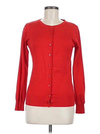 Pre-owned Grace Karin Cardigan Sweater In Red