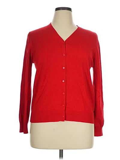 Pre-owned Grace Karin Cardigan Sweater In Red