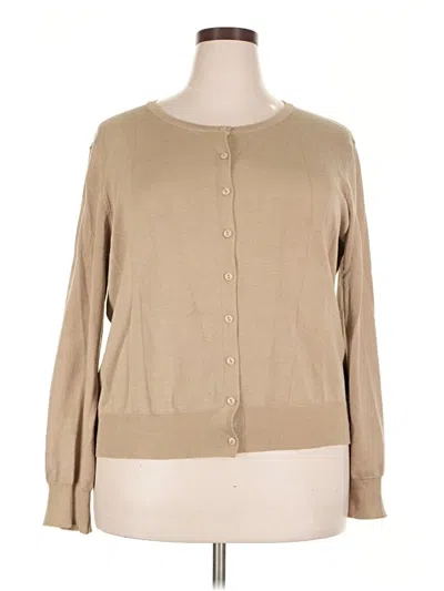 Pre-owned Grace Karin Cardigan Sweater In Tan
