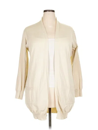 Pre-owned Grace Karin Cardigan Sweater In White