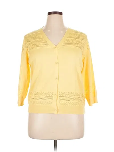 Pre-owned Grace Karin Cardigan Sweater In Yellow