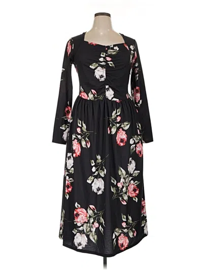 Pre-owned Grace Karin Casual Dress In Black