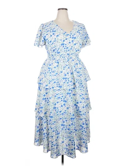 Pre-owned Grace Karin Casual Dress In Blue