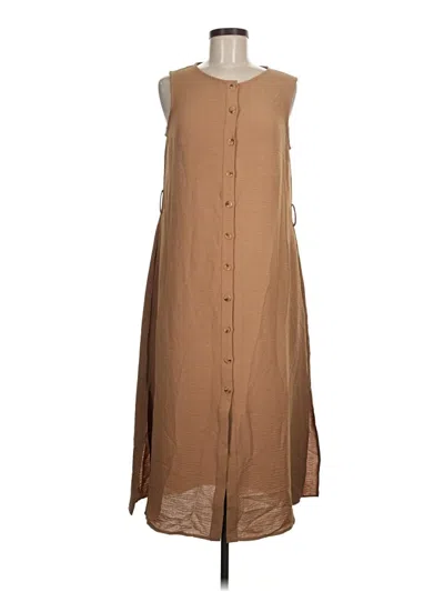 Pre-owned Grace Karin Casual Dress In Brown