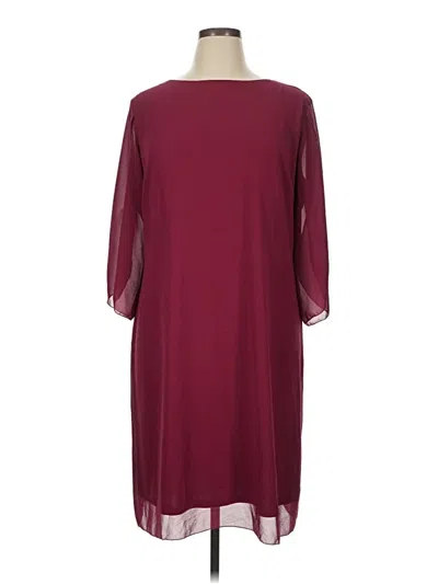 Pre-owned Grace Karin Casual Dress In Burgundy