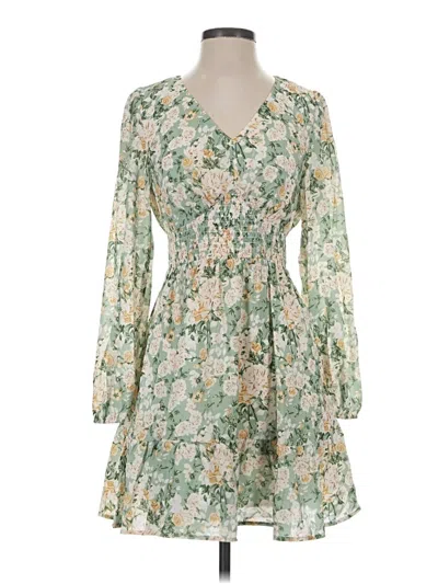 Pre-owned Grace Karin Casual Dress In Green
