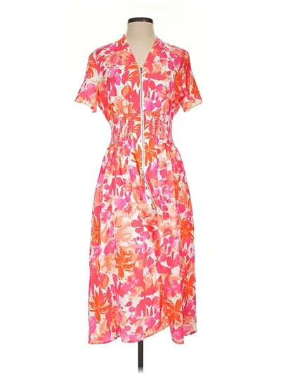 Pre-owned Grace Karin Casual Dress In Orange