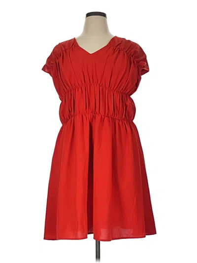 Pre-owned Grace Karin Casual Dress In Red