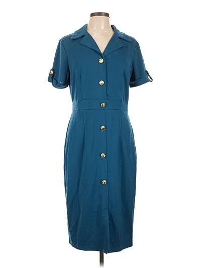 Pre-owned Grace Karin Casual Dress In Teal