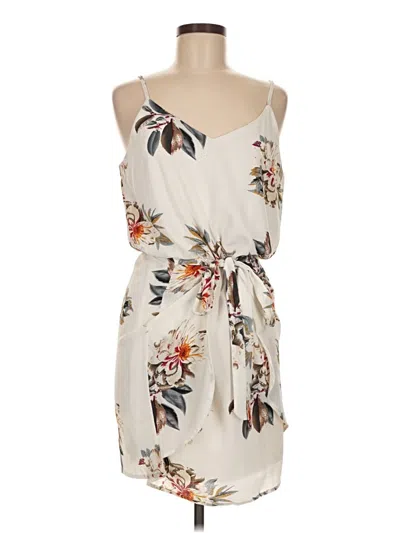 Pre-owned Grace Karin Casual Dress In White