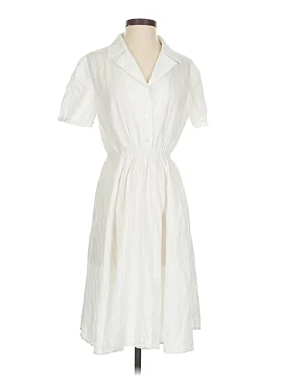 Pre-owned Grace Karin Casual Dress In White