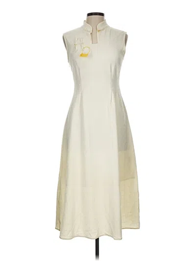 Pre-owned Grace Karin Casual Dress In White