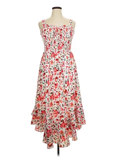 Pre-owned Grace Karin Casual Dress In White