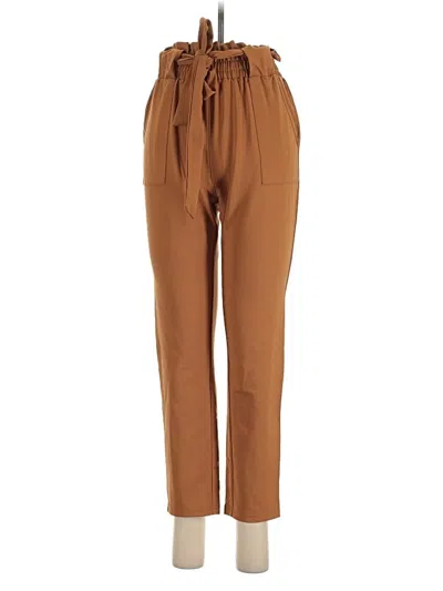 Pre-owned Grace Karin Casual Pants In Brown