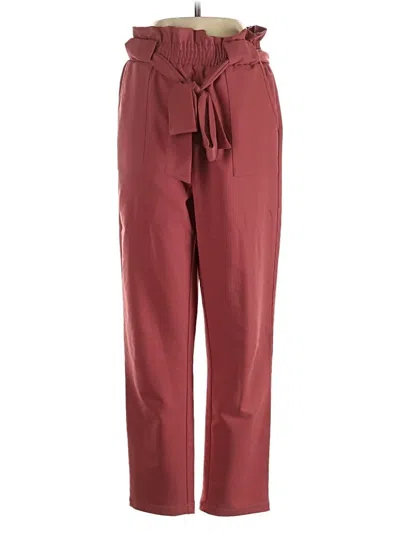 Pre-owned Grace Karin Casual Pants In Burgundy