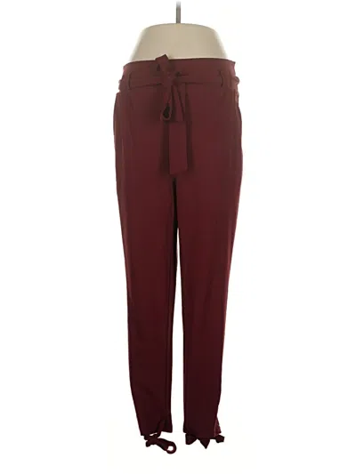 Pre-owned Grace Karin Casual Pants In Burgundy