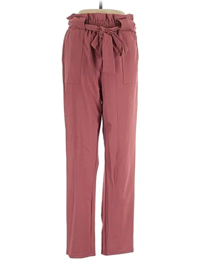 Pre-owned Grace Karin Casual Pants In Burgundy
